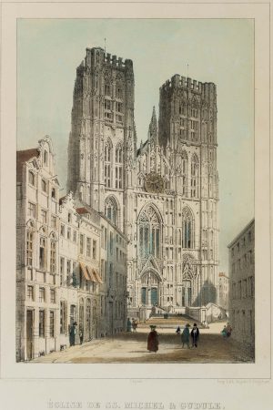 Die Kathedrale in Brüssel