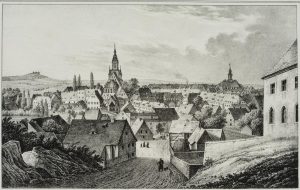 Ansicht von Oederan, Sachsen