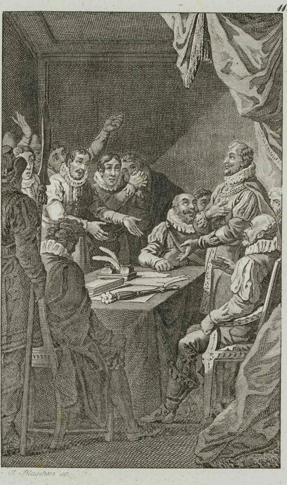 Szene aus dem Leben Wallensteins