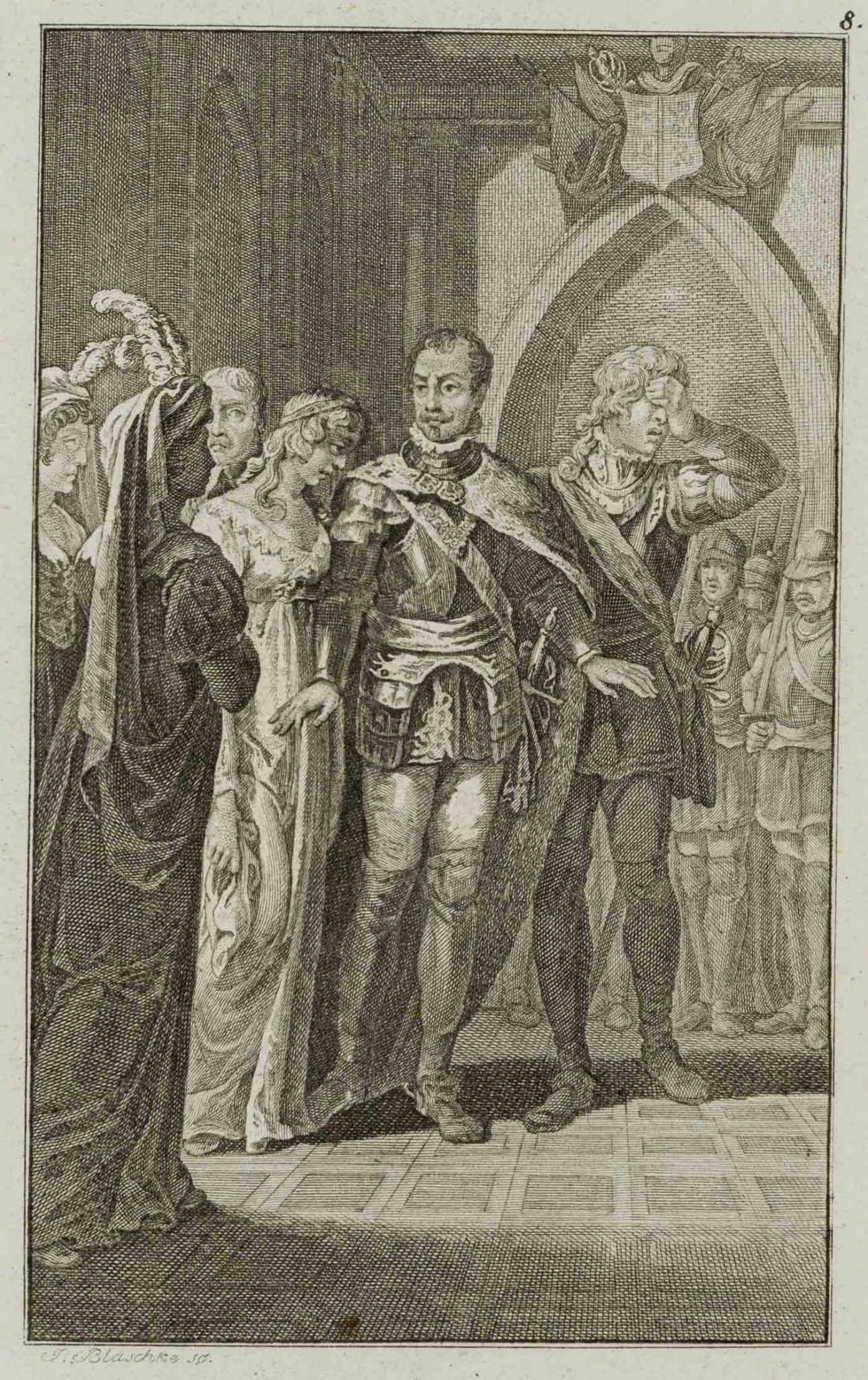 Szene aus Wallenstein, Schiller