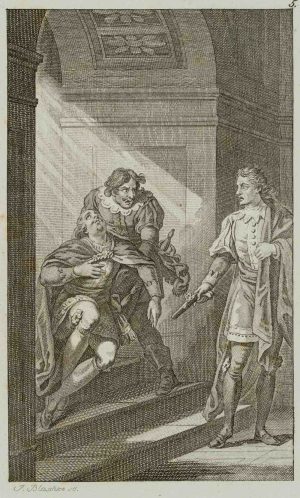 Szene aus Die Räuber, Schiller