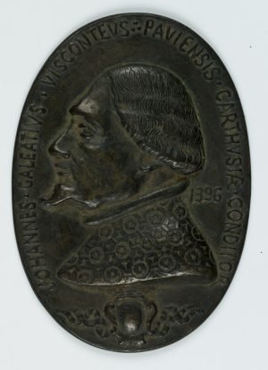 Medaillon, Johann Galeatius, Vicomte von Pavia