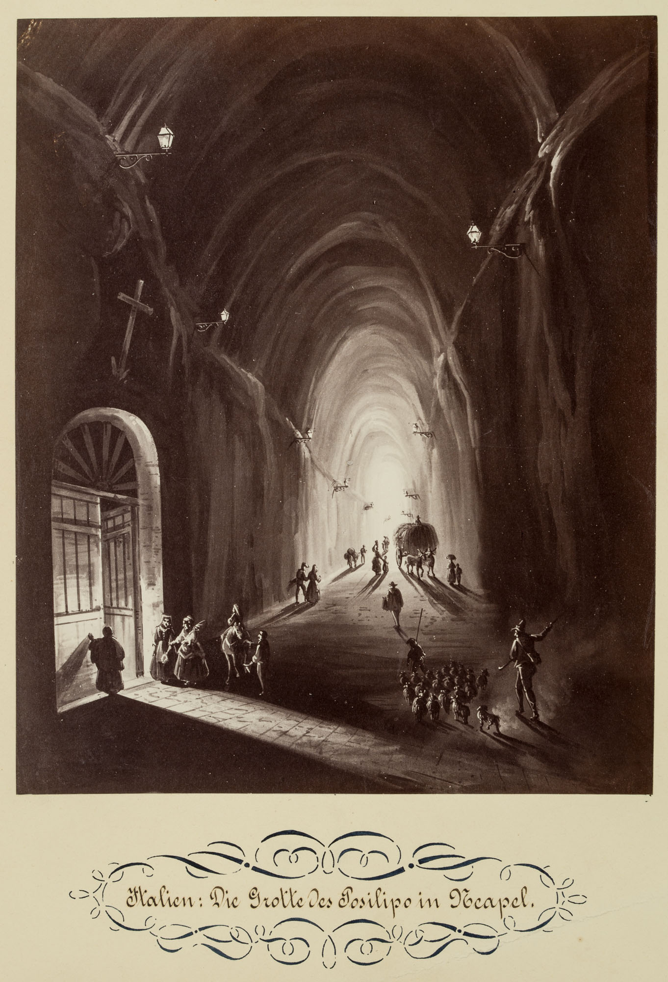 Im Inneren der Grotta di Pozzuoli
