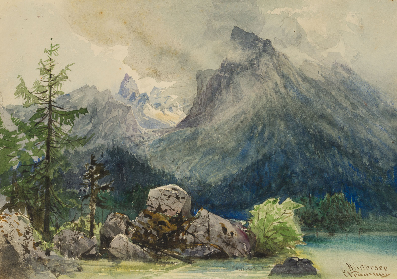 Der Hintersee bei Ramsau