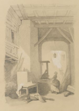 Interieur einer Wäscherei