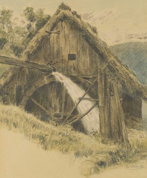 Alte Mühle mit Wasserrad