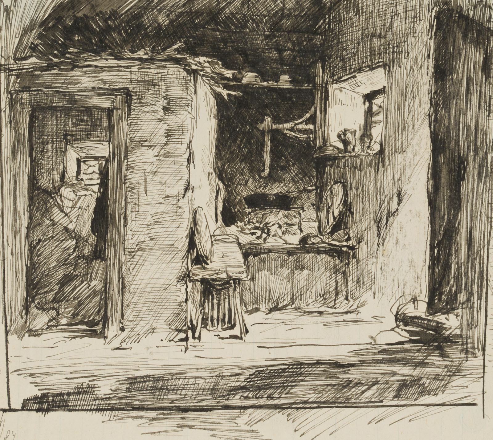 Interieur einer Sennerei