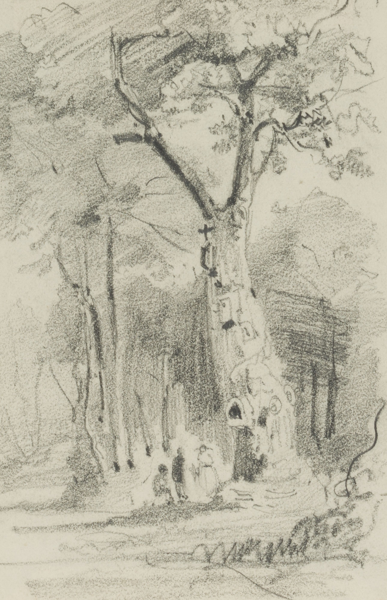 Wallfahrtsort im Wald
