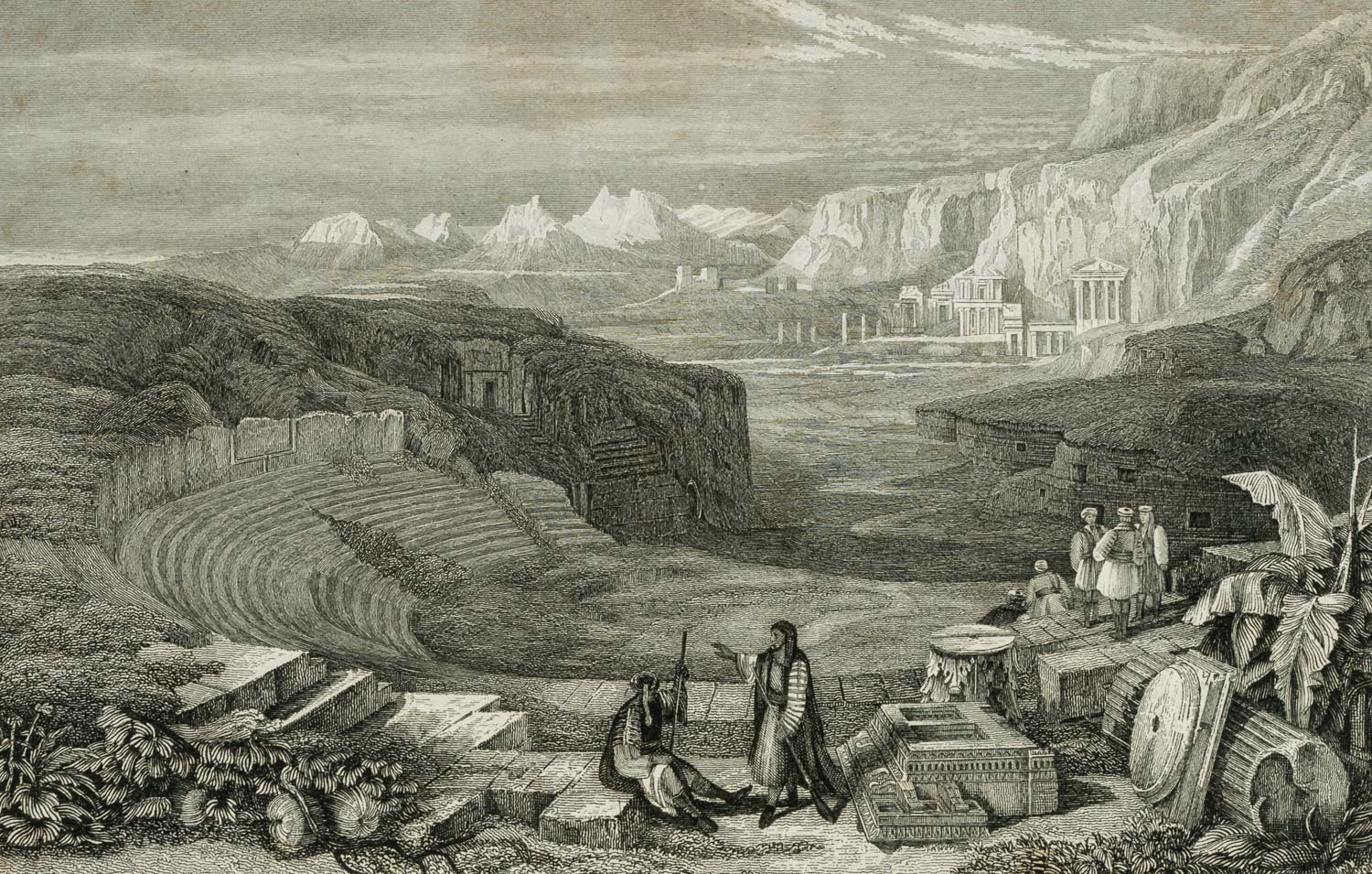 Weiter Blick auf Ruinen v. Selah