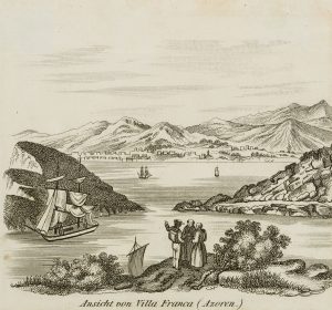 Blick v. d. Küste auf Villa Franca