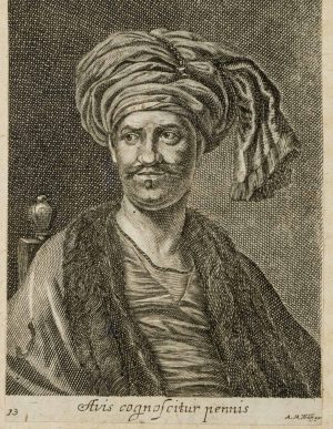 Orientalisch gekleideter Mann