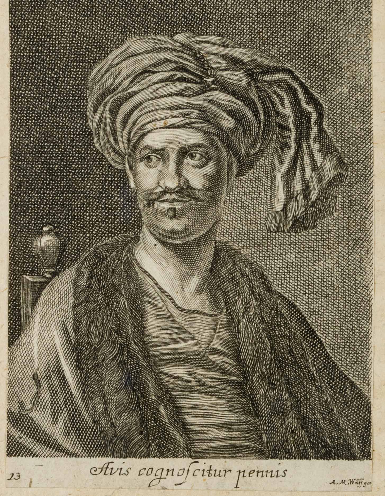 Orientalisch gekleideter Mann