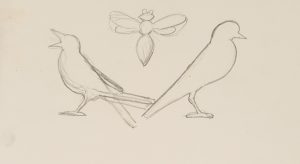 Vögel und Wespe