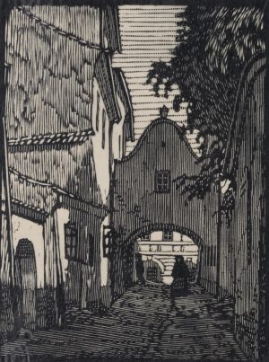 Blick in die Innenstadt mit Stadttor