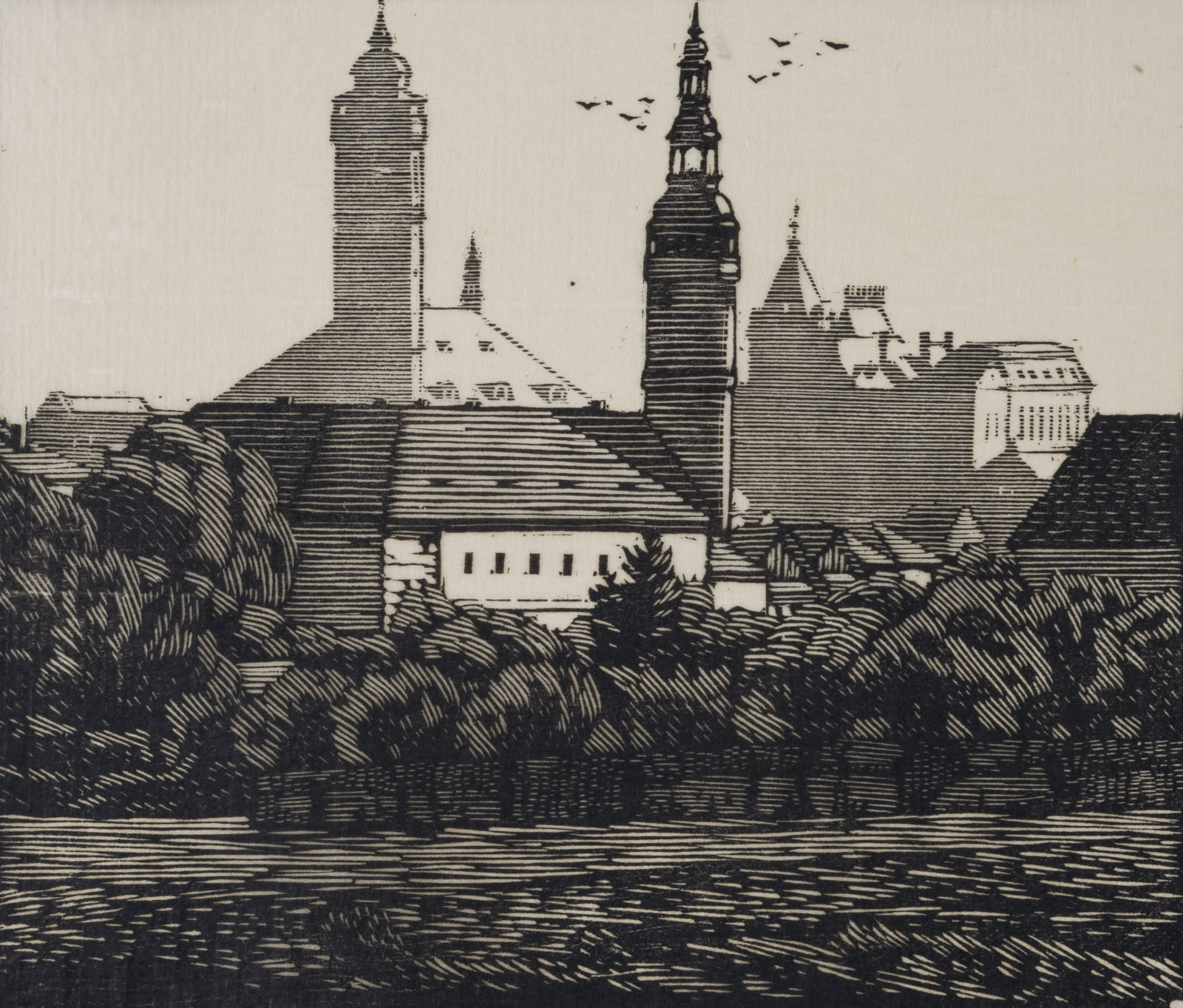Blick auf die Burganlage, Prag
