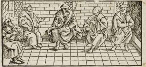 Bibelillustration, Gelehrtendisput