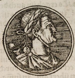 Römischer Imperator mit Lorbeerkranz