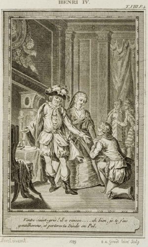 Historische Darstellung mit Henri IV