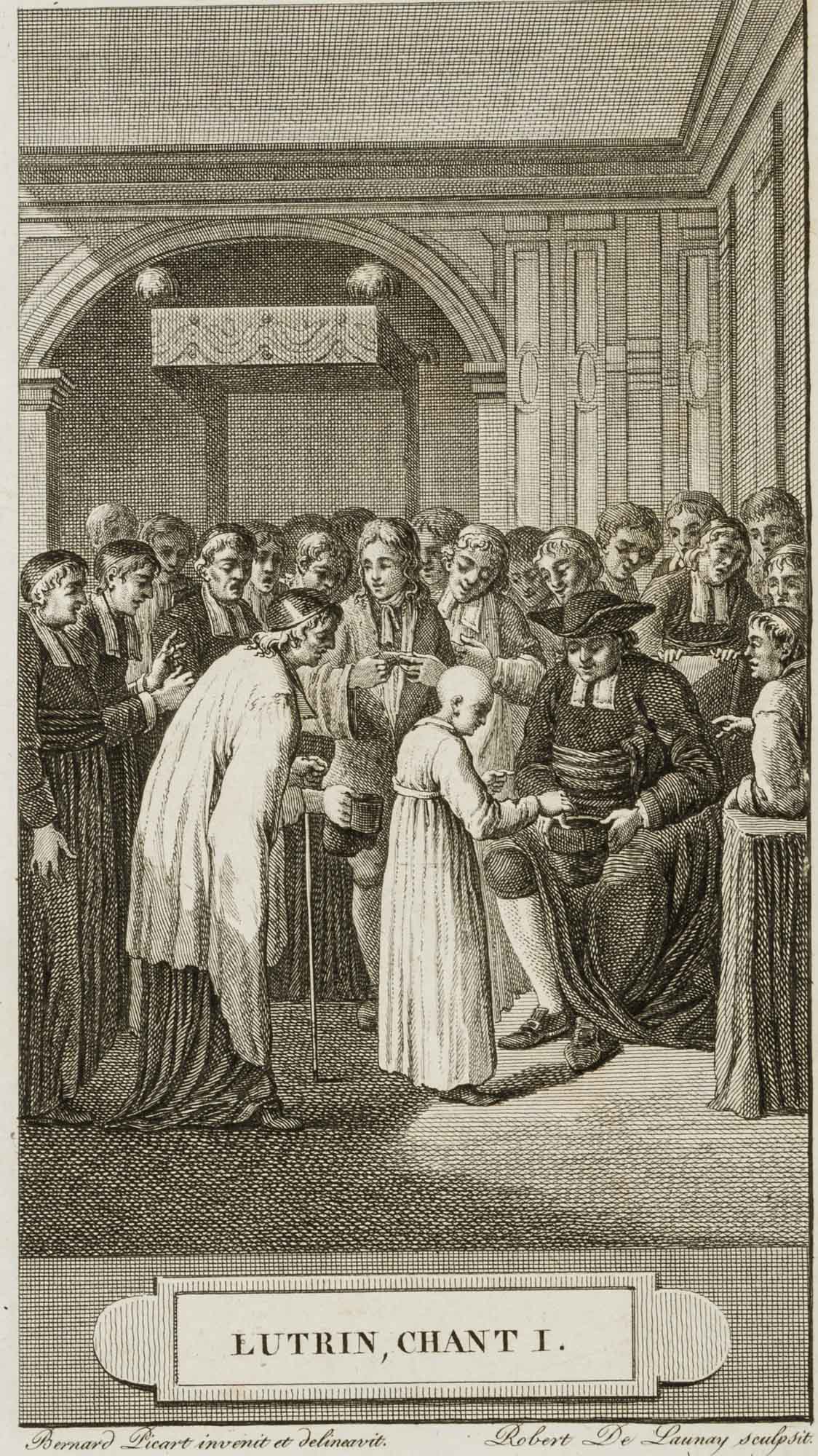 zu Lutrin Chant I., Zweit Geistliche