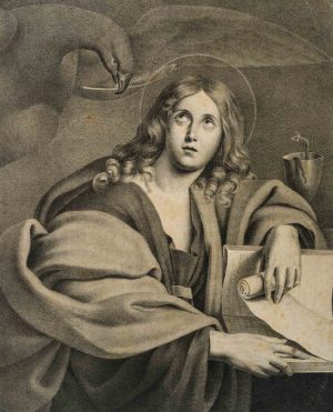Evangelist Johannes mit Adler