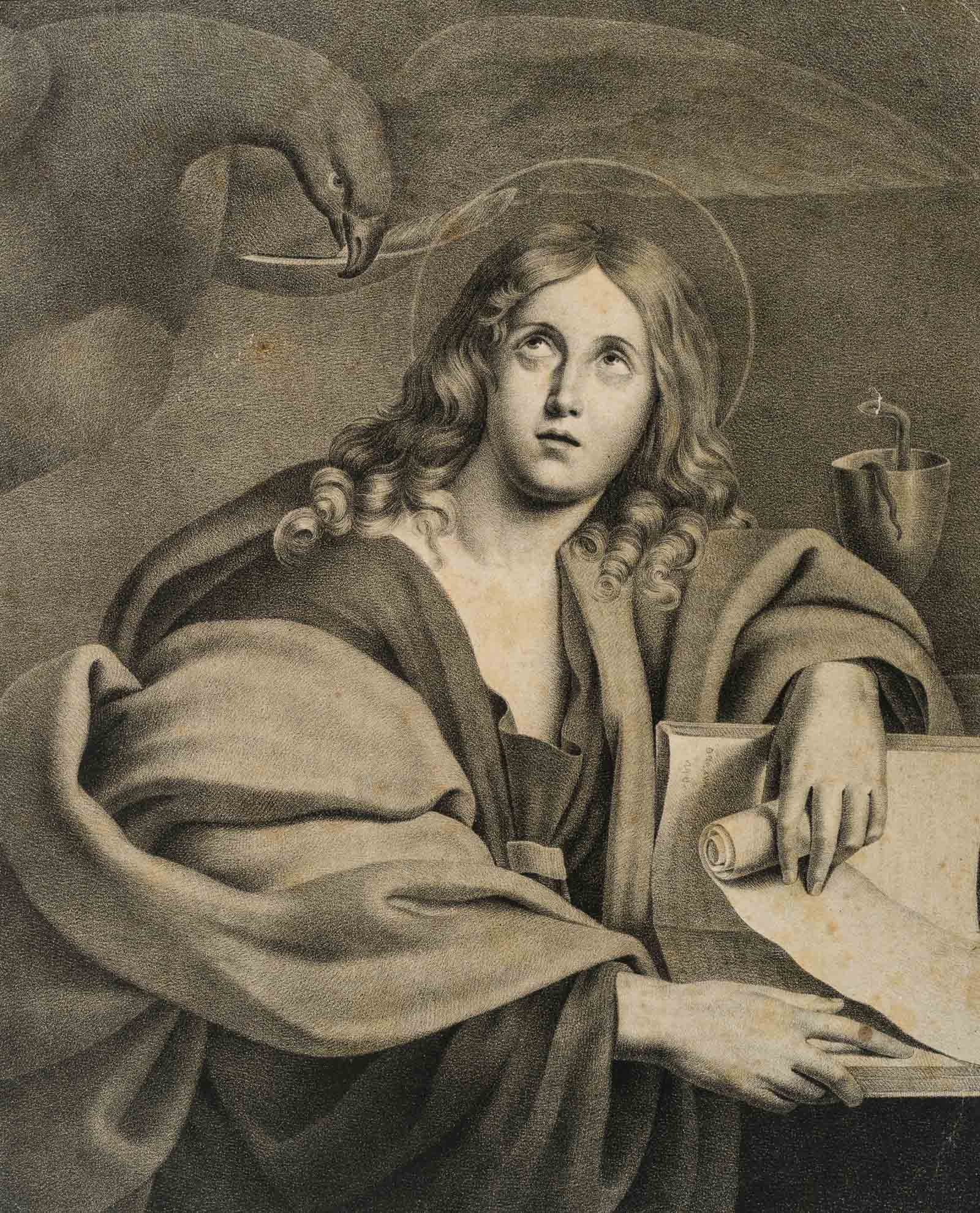 Evangelist Johannes mit Adler