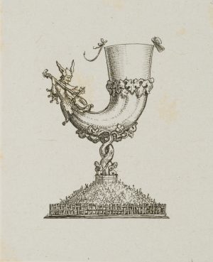 Narr auf Trinkhorn