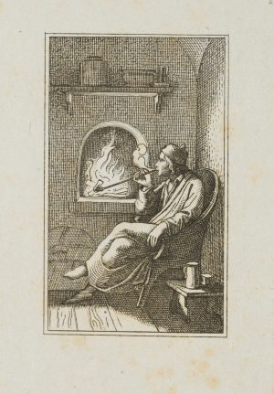 Der Kapnosoph (Raucher am Ofen)