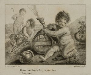 Bacchus mit einer Fackel und Faun