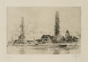 Stadtansicht von Münster am See