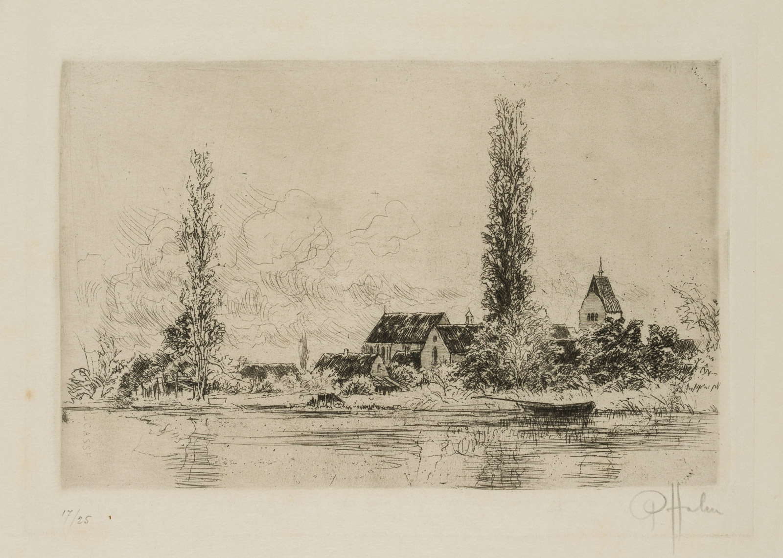 Stadtansicht von Münster am See