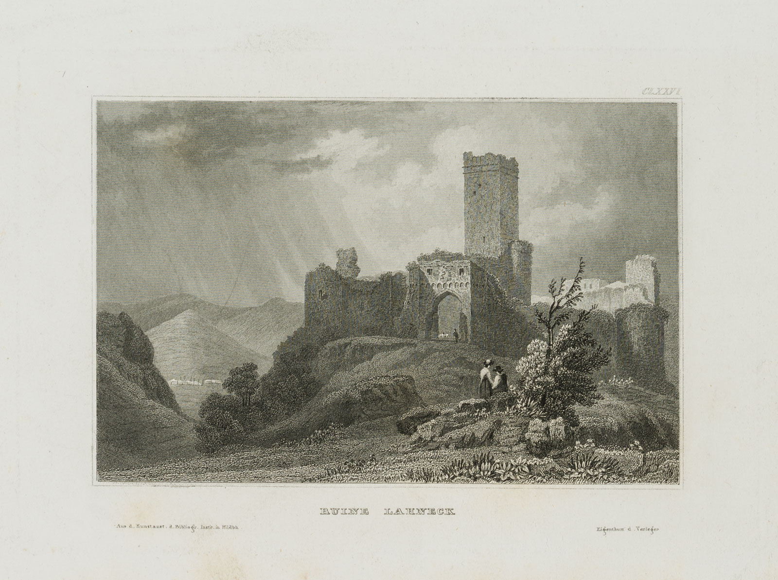Ruine der Burg Lahneck