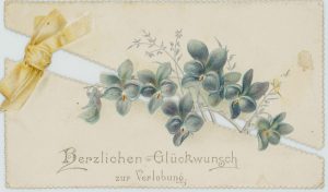 Glückwunschkarte zur Verlobung