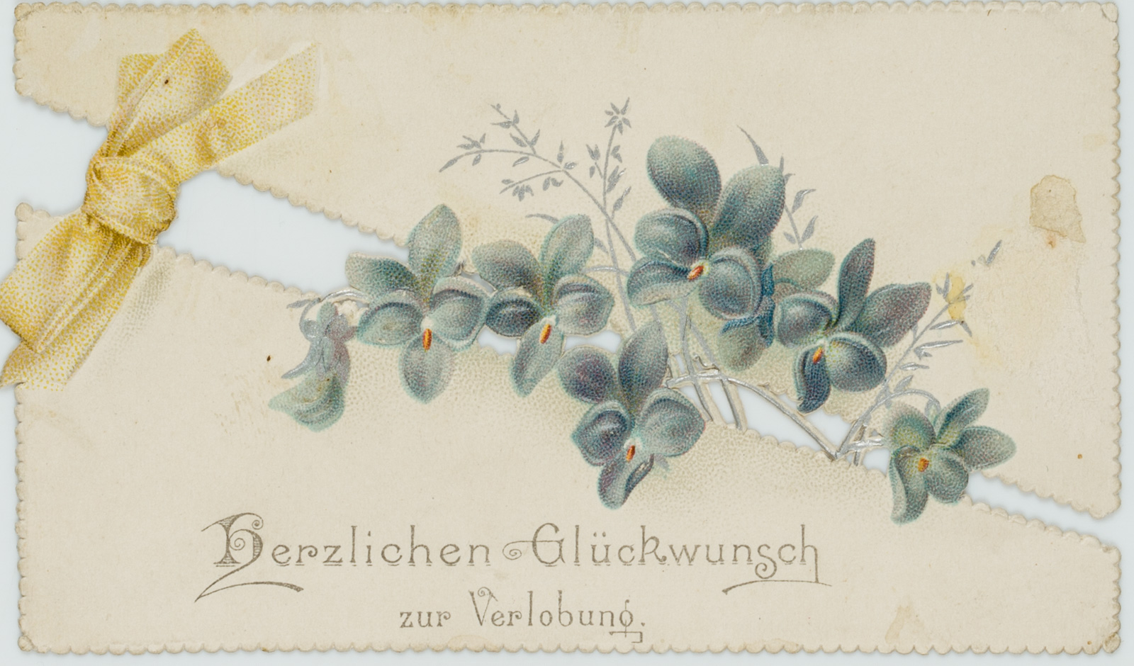Glückwunschkarte zur Verlobung