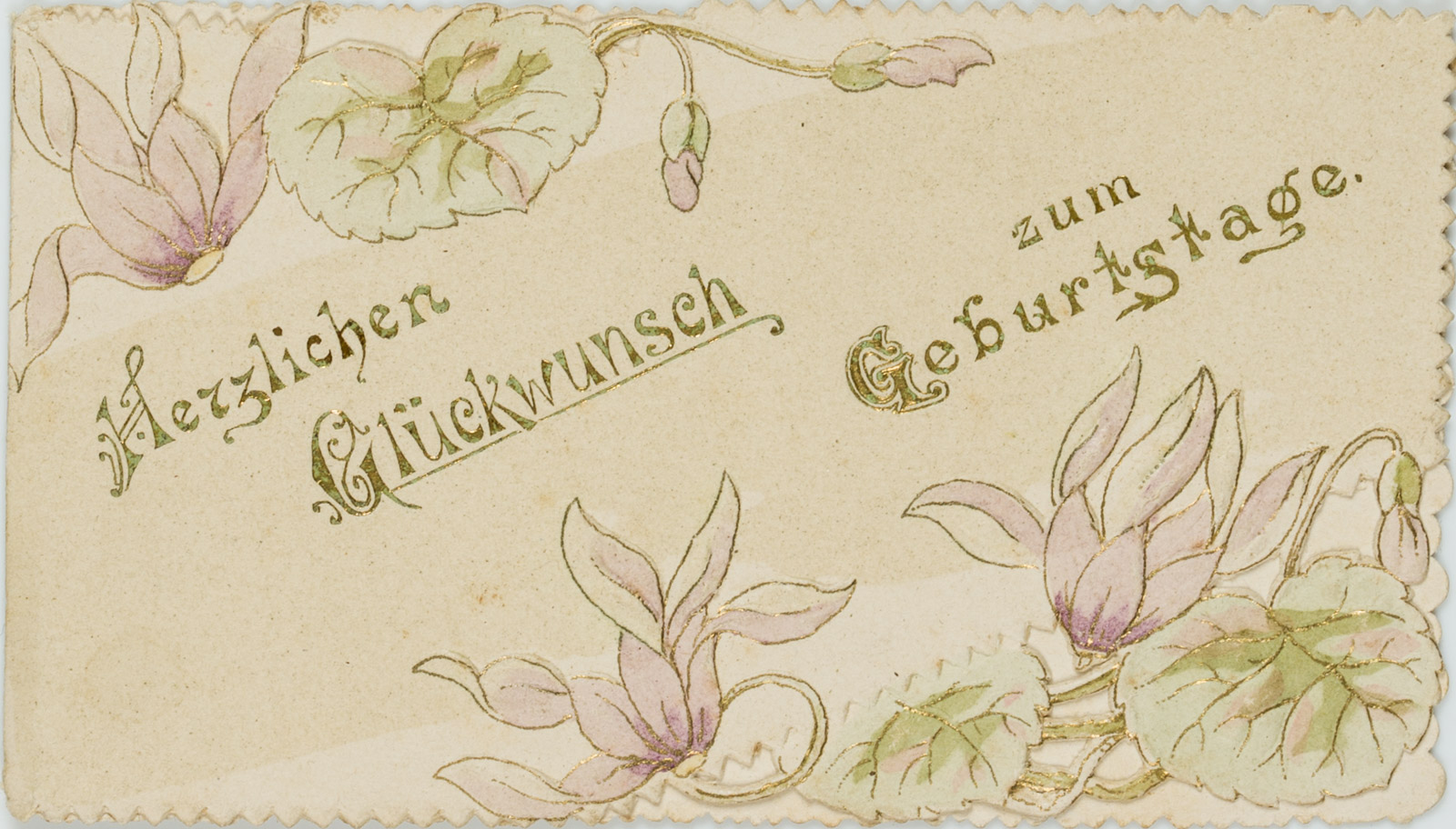 Glückwunschkarte zum Geburtstag