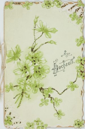 Wünsche zur Hochzeit, Prägedruck