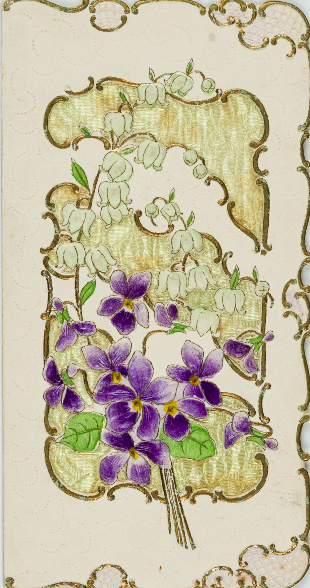Jugendstil Karte. Prägedruck