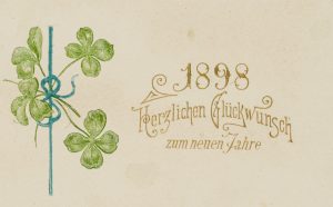 Glückwunsch-Karte zum neuen Jahr