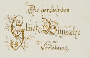 Glückwünsche zur Verlobung