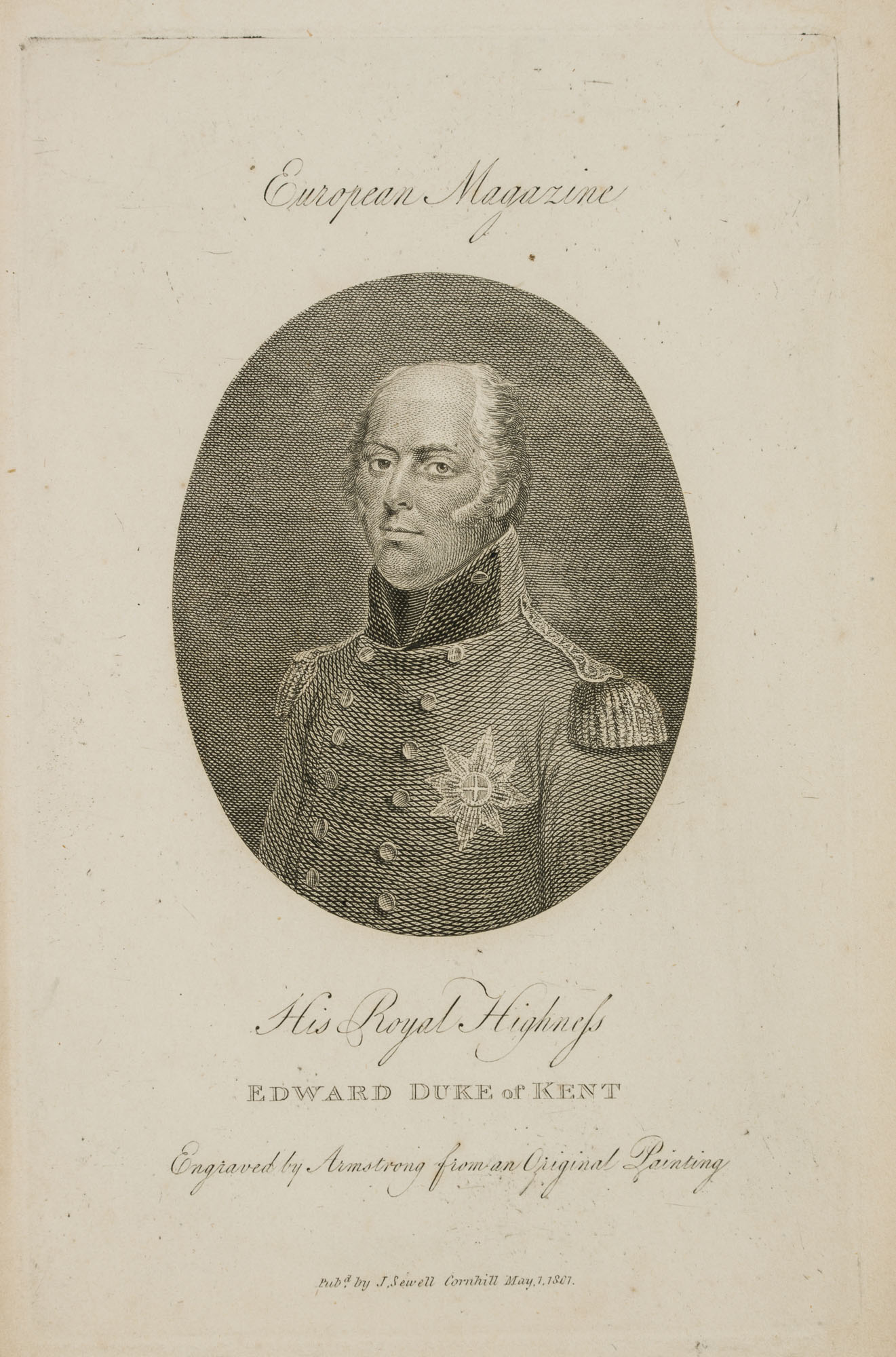 His Royal Highness Duke of Kent