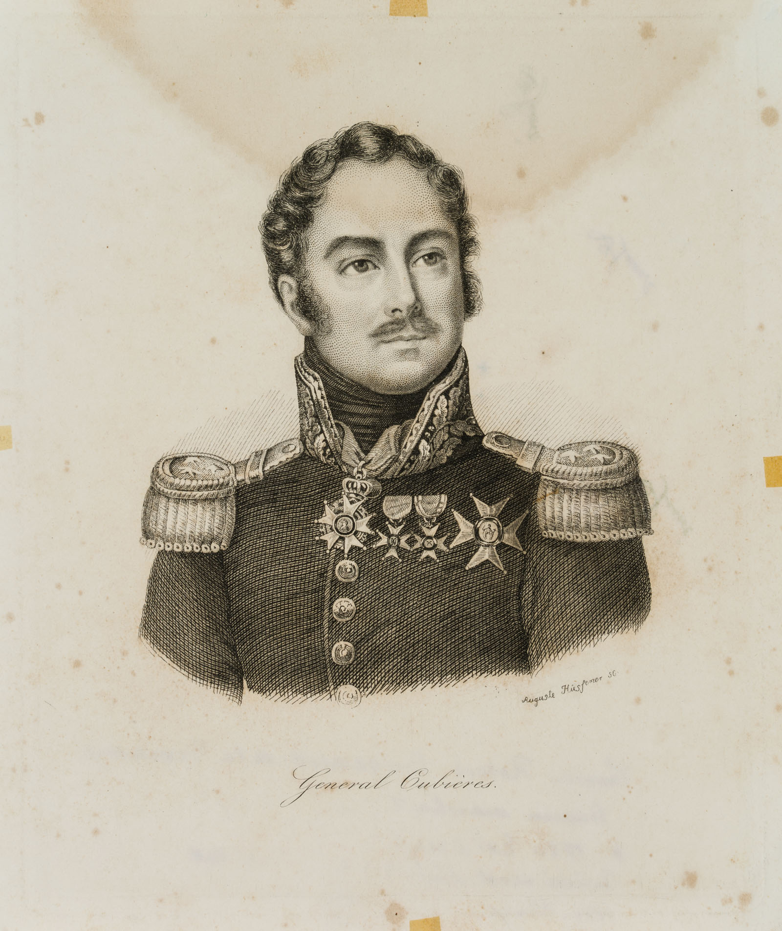 Der französische General Cubières