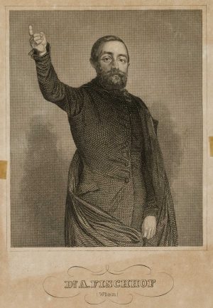 Portrait des Dr. A. FISCHHOF Wien