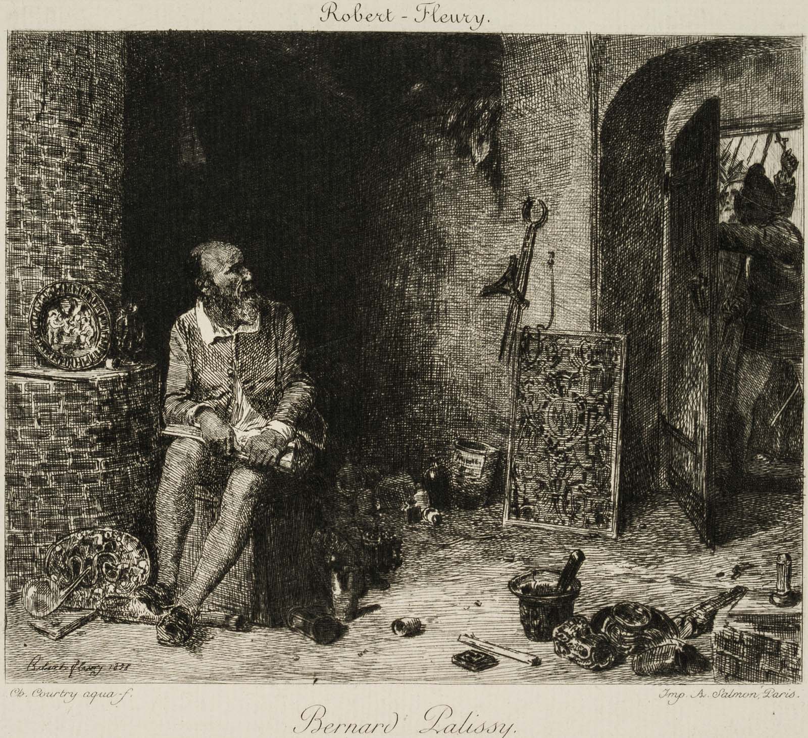 Porträt des B. Palissy