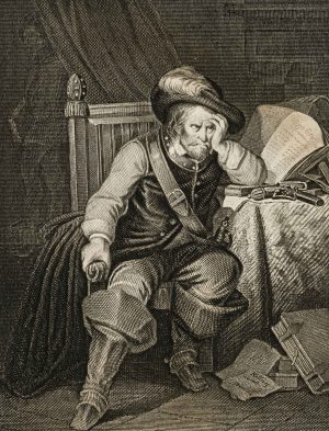 Porträt d. Oliver Cromwell