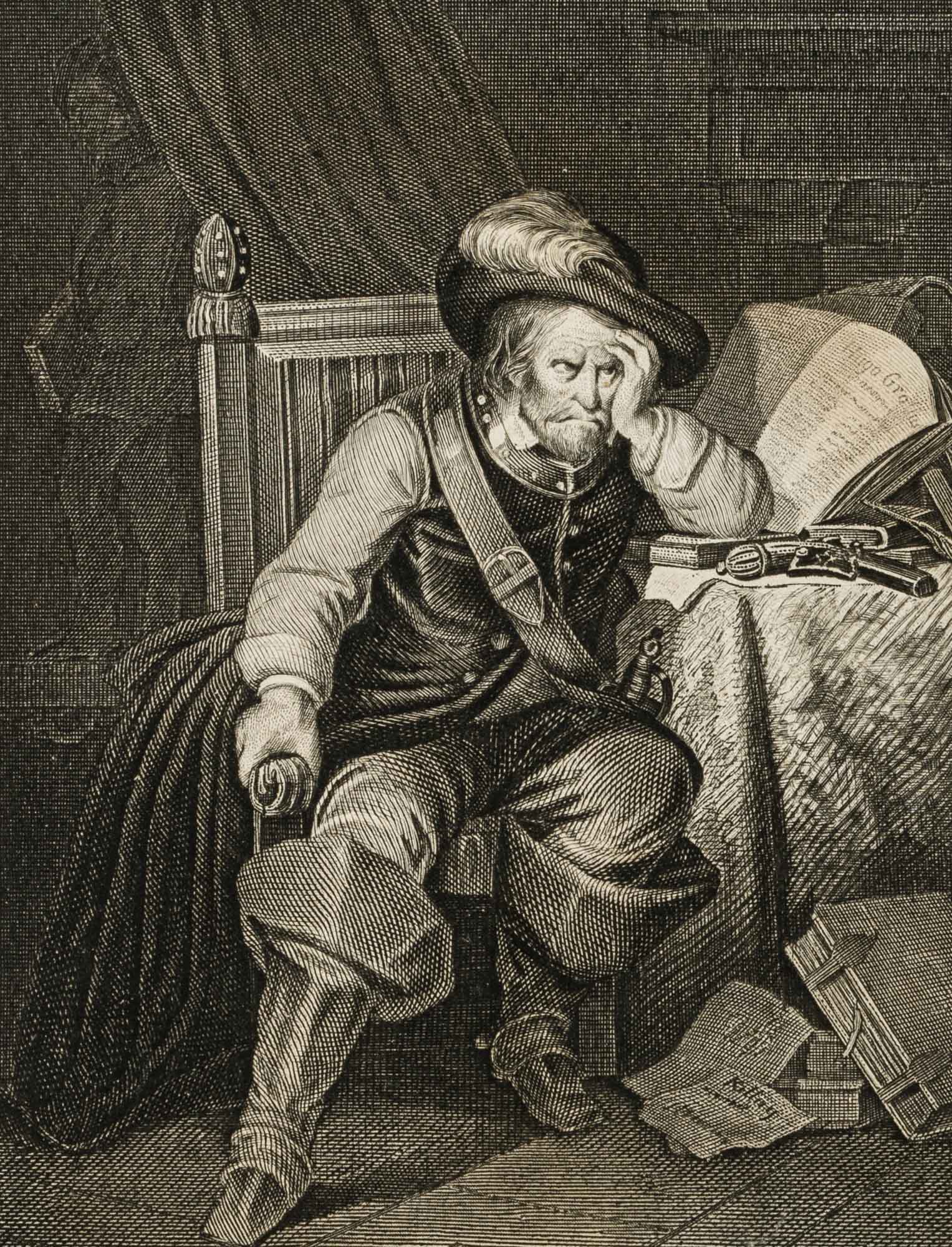Porträt d. Oliver Cromwell