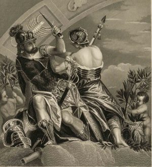 Mytholog. Darst. v. Minerva u. Mars