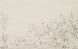 Stadt und Festung am Wasser