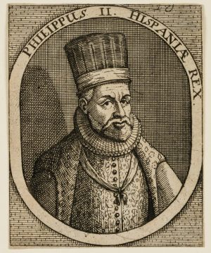 Porträt d. Monarchen Philippus II.