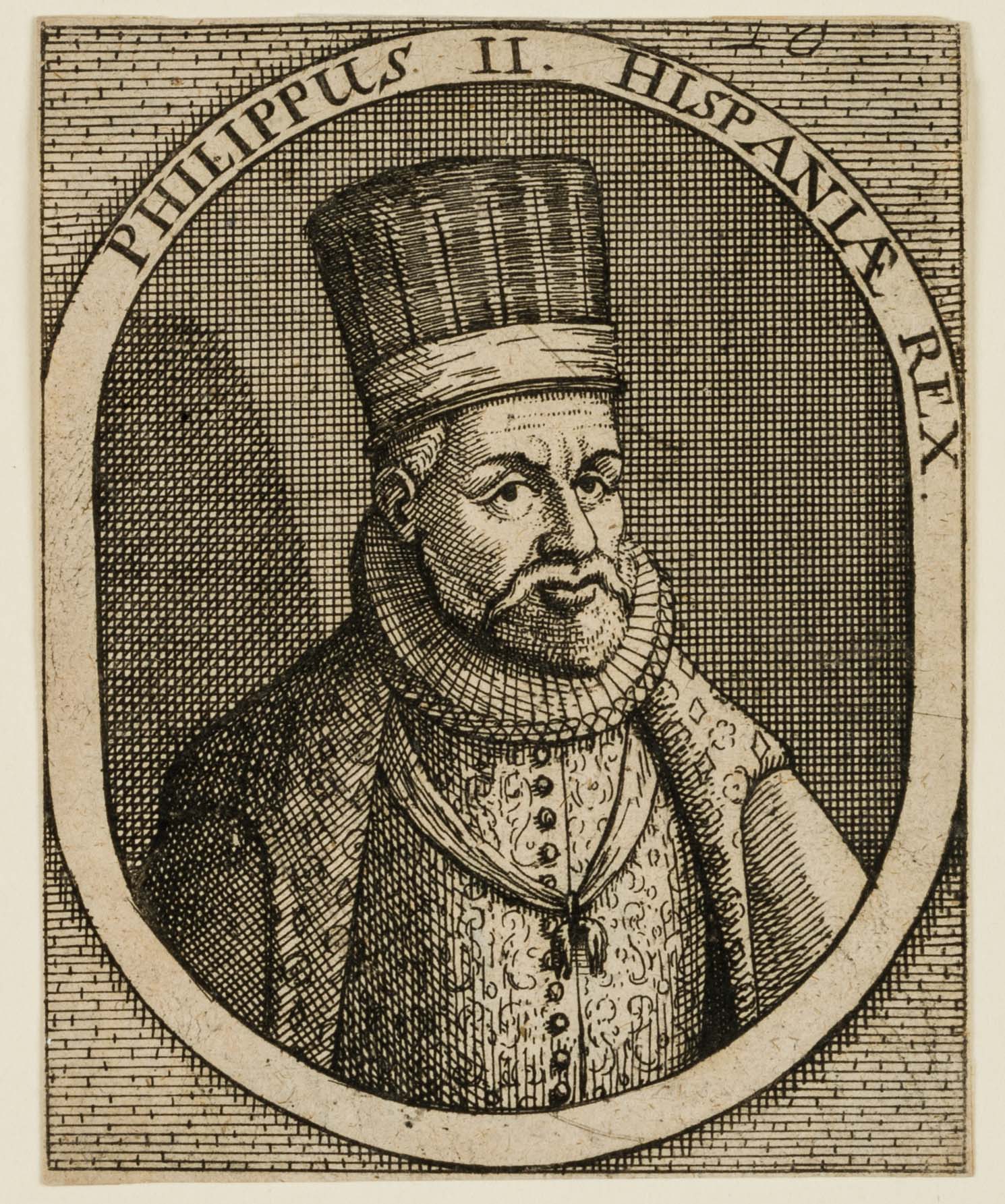 Porträt d. Monarchen Philippus II.