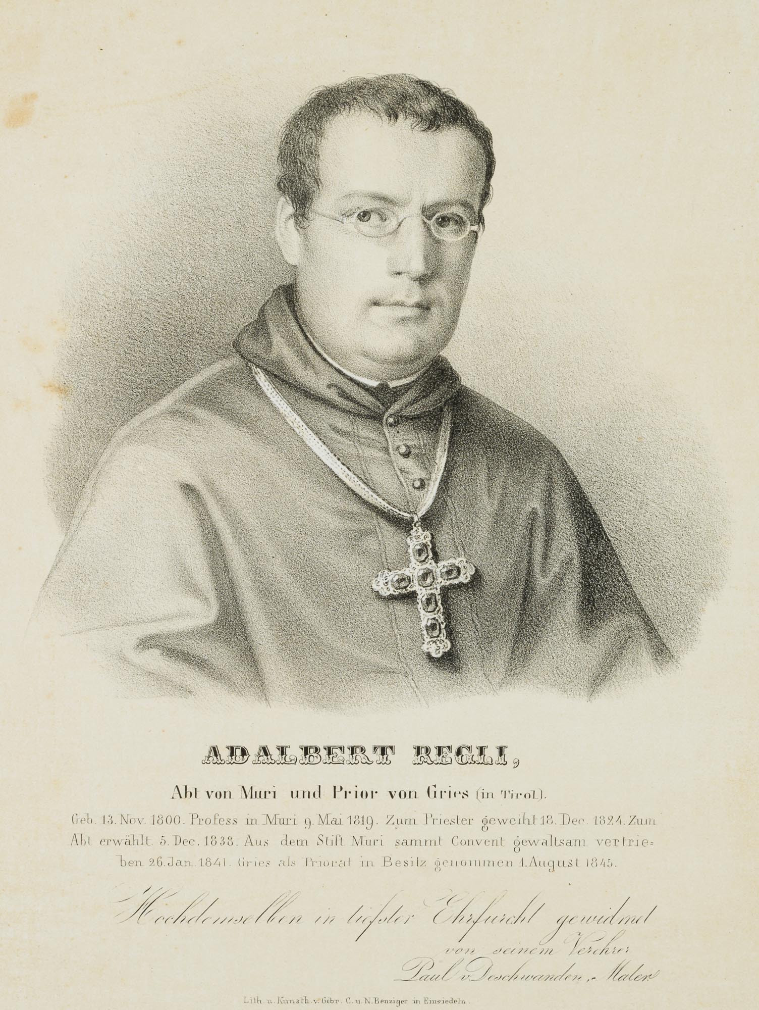 Bildnis des Adalbert Regli