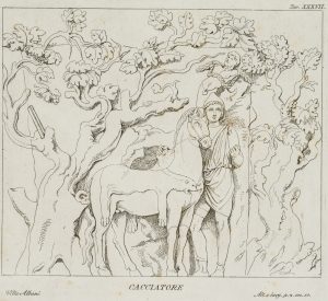 Cacciatore. Villa Albani